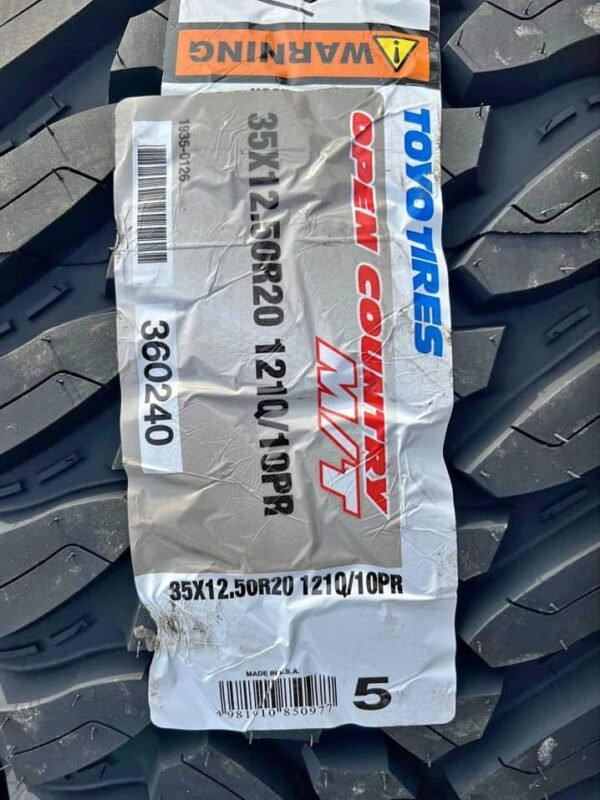 Toyo Open Country M/T Tires 35/12.50R20