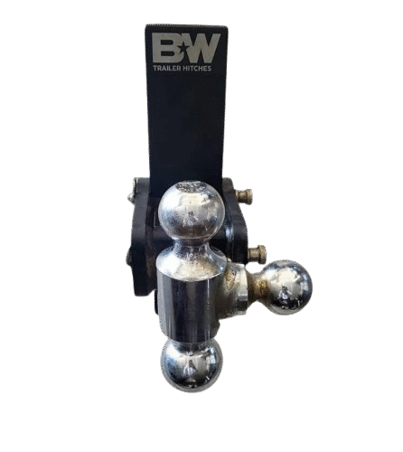 6-Inch B&W Toe and Stow Hitch – 2-Inch Receiver with Adapter