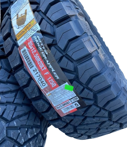 Brand New Set of 35x12.50R20 Nitto Ridge Grapplers