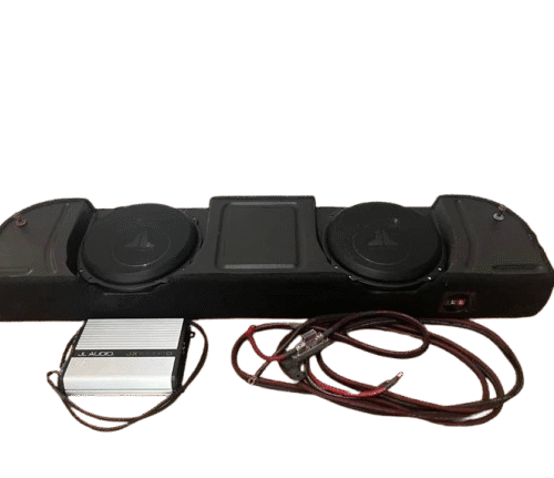 JL Audio Stealthbox for F250 F350 F450 with (2) JL 12TW3-D8 Subwoofers