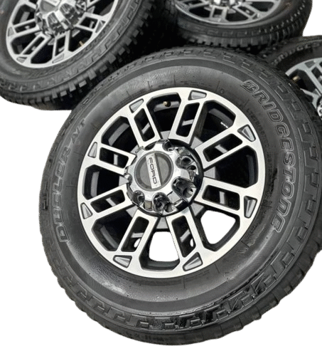 2024-2025 Ford Super Duty Limited Wheels with Bridgestone Tires