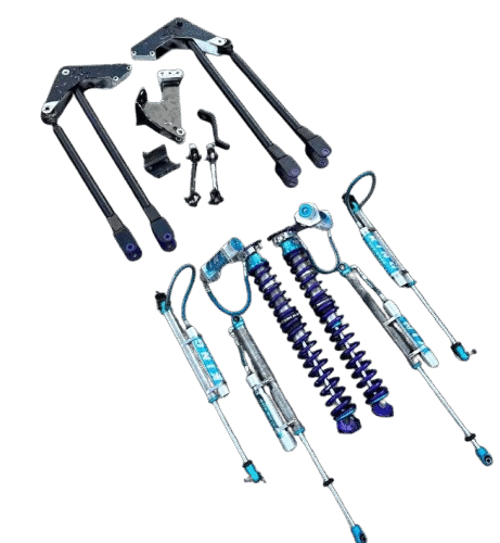 2017-2023 F250 F350 F450 PMF 6-8" Lift Kit with King Coilovers and PMF 4 Link